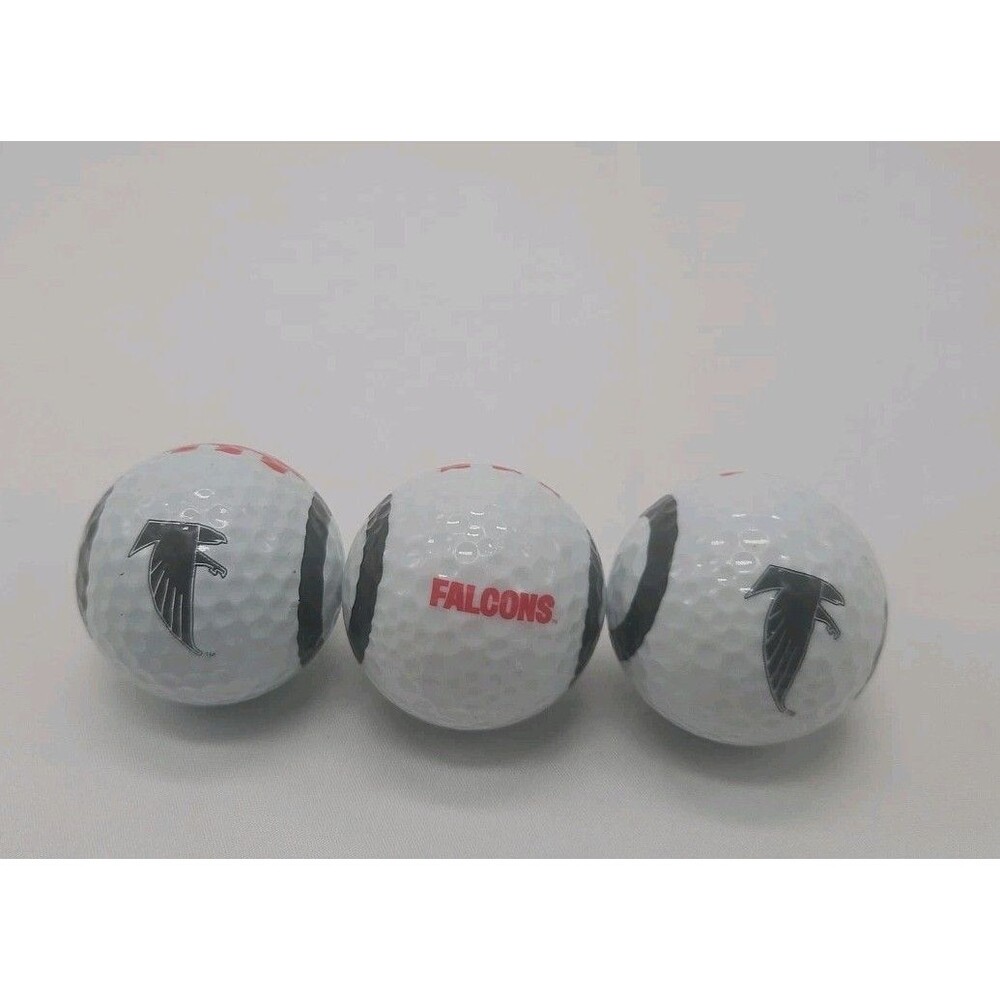 Atlanta Falcons Unbranded Golf Balls Lot Of 3 NFL Football